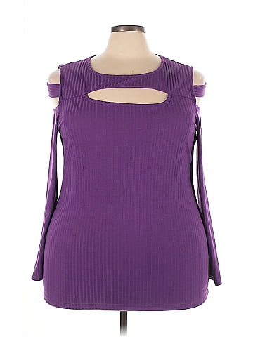 Ashley Stewart Long Sleeve Top (view 1)