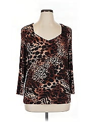 Travelers By Chico's 3/4 Sleeve Top