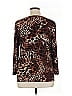 Travelers by Chico's Animal Print Brown 3/4 Sleeve Top Size XL - photo 2
