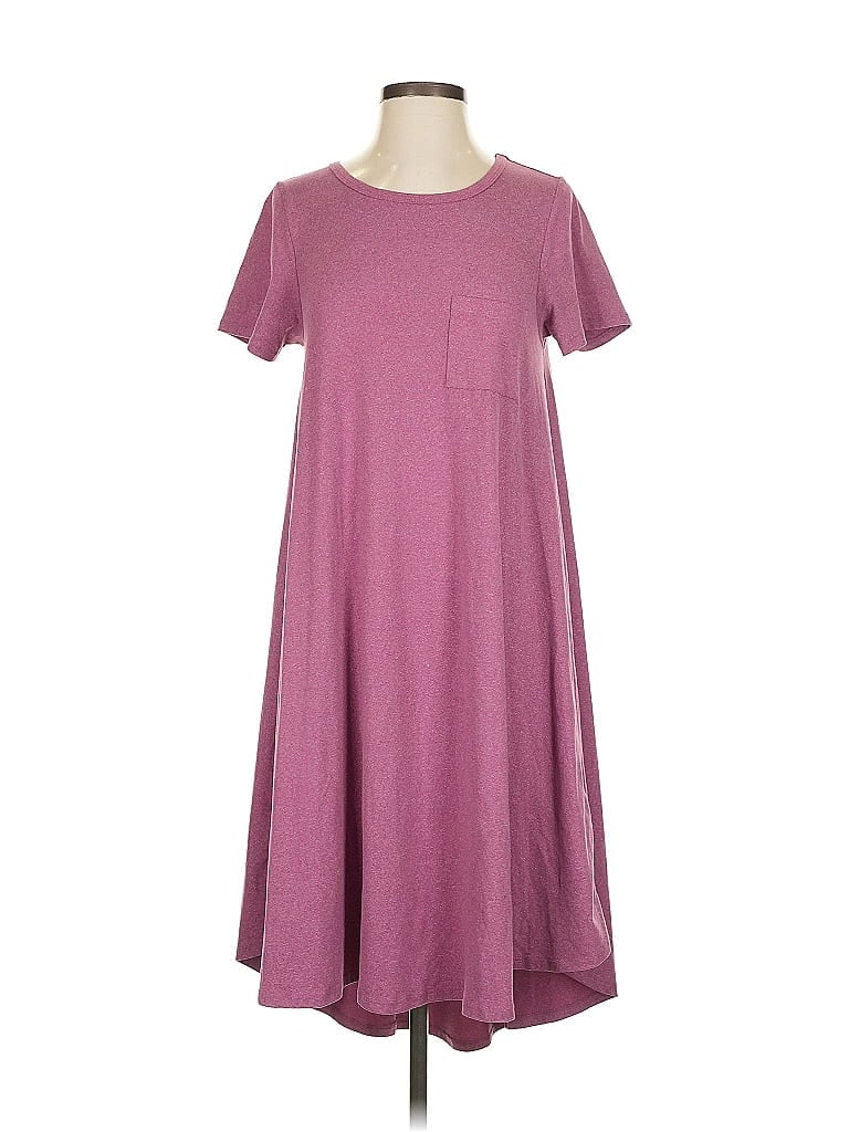 Pre-owned Lularoe Casual Dress In Purple