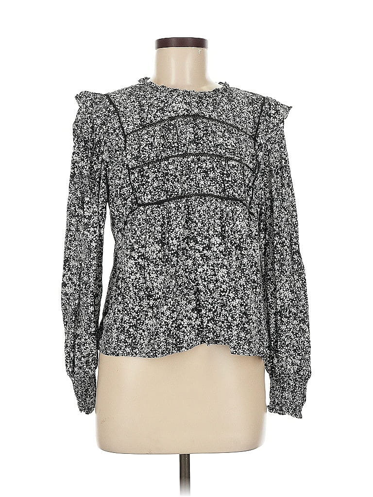 RAILS Pre-owned Long Sleeve T-shirt In Gray