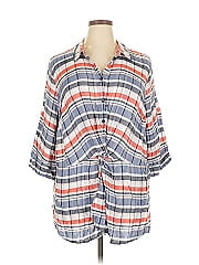 Catherines 3/4 Sleeve Button Down Shirt