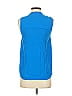 Armani Exchange 100% Polyester Blue Sleeveless Blouse Size XS - photo 2
