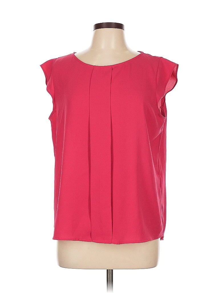 Click to view more detailed imagery on our partner's website Pre-owned Tahari By Asl Sleeveless Blouse In Red