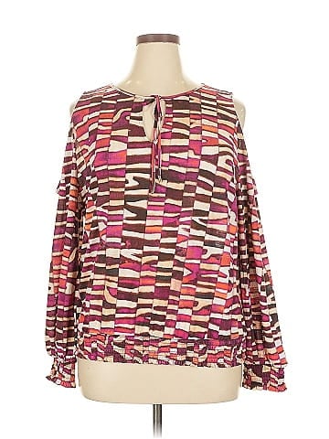 INC International Concepts Long Sleeve Blouse (view 1)