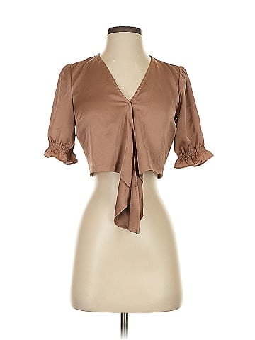 Abercrombie & Fitch Short Sleeve Blouse (view 1)