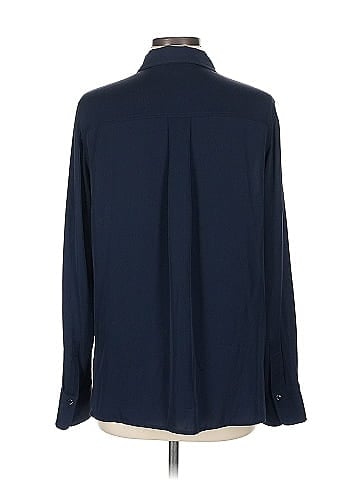 Vince. Long Sleeve Silk Top (view 2)