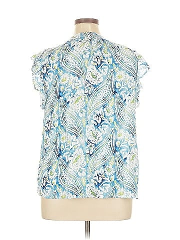 Christian Siriano New York Short Sleeve Blouse (view 2)