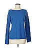 Carlisle 100% Cashmere Blue Cashmere Pullover Sweater Size M - photo 1