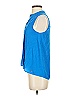 Armani Exchange 100% Polyester Blue Sleeveless Blouse Size XS - photo 5