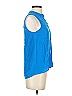 Armani Exchange 100% Polyester Blue Sleeveless Blouse Size XS - photo 4