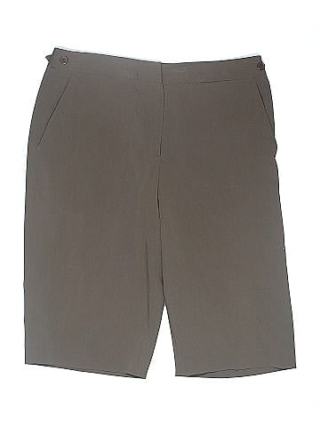 Larry Levine Khaki Shorts (view 1)