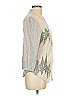 Tiny Silver 3/4 Sleeve Blouse Size L - photo 3