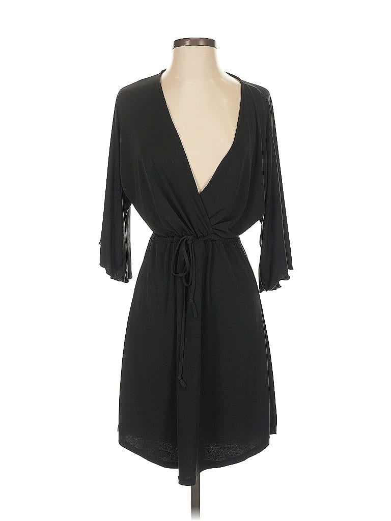 Veronica M. Solid Black Cocktail Dress Size XS - photo 1