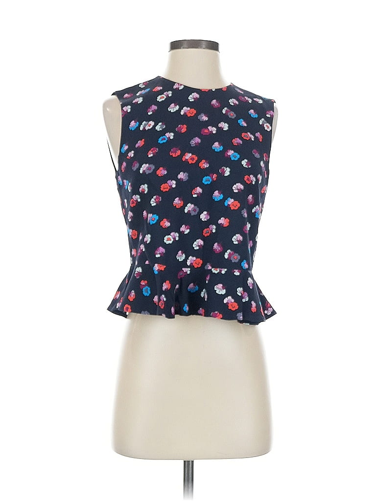 Pre-owned Rebecca Taylor Sleeveless Blouse In Blue