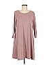 Soho JEANS NEW YORK & COMPANY Solid Brown Casual Dress Size M - photo 1