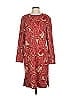 St. John Sport Print Red Casual Dress Size S - photo 1