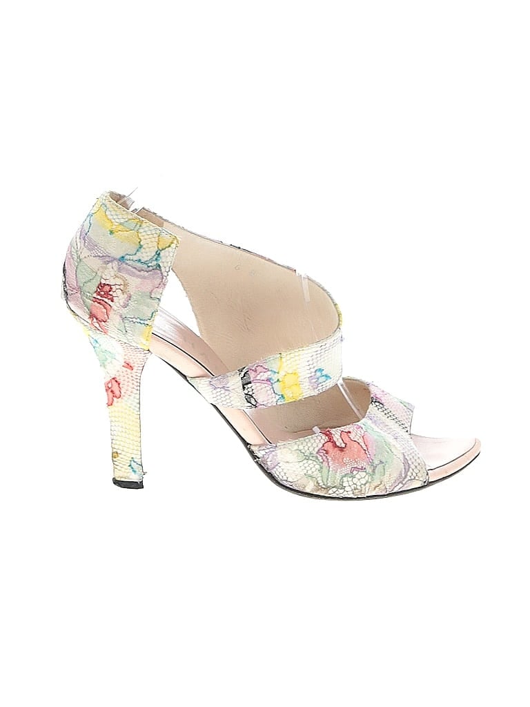 Chanel Floral Ivory Vintage Heels Size EU 36 - photo 1