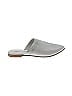 TOMS 100% Leather Gray Mule/Clog Size 8 1/2 - photo 1
