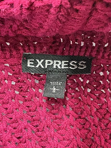 Express Burgundy Pullover Sweater Size L