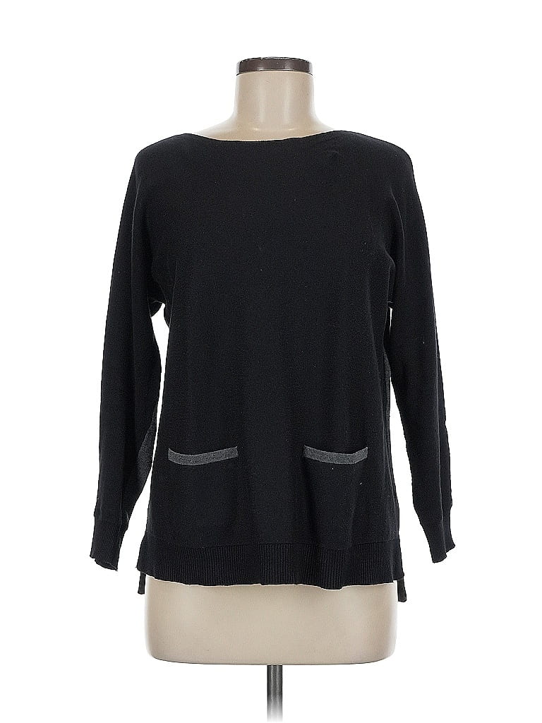 Pre-owned Vince Camuto Pullover Sweater In Black