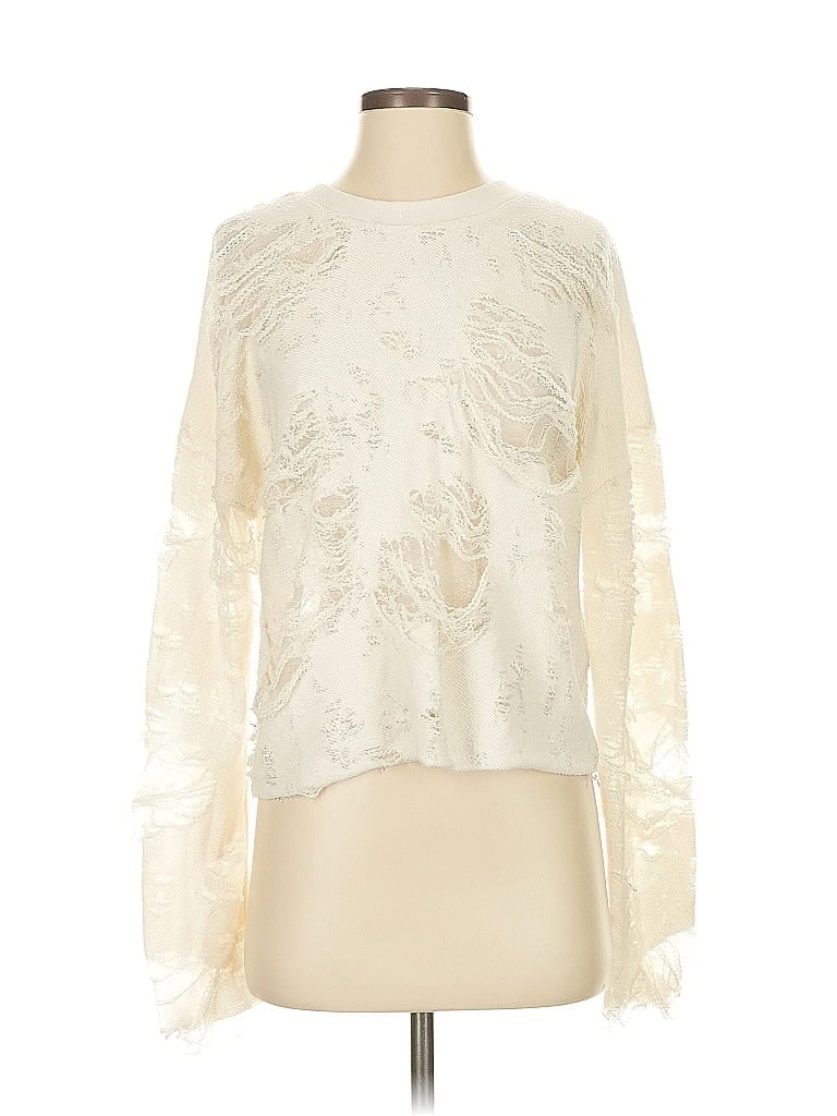 Pre-owned Iro Jeans Pullover Sweater In White