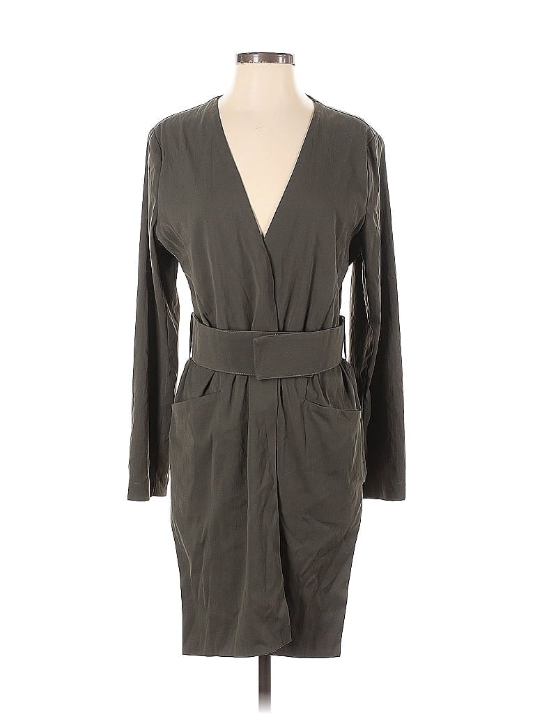 Pre-owned Matthildur Trenchcoat In Gray