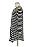 Ruby Rd. Stripes Black 3/4 Sleeve Top Size M - photo 4