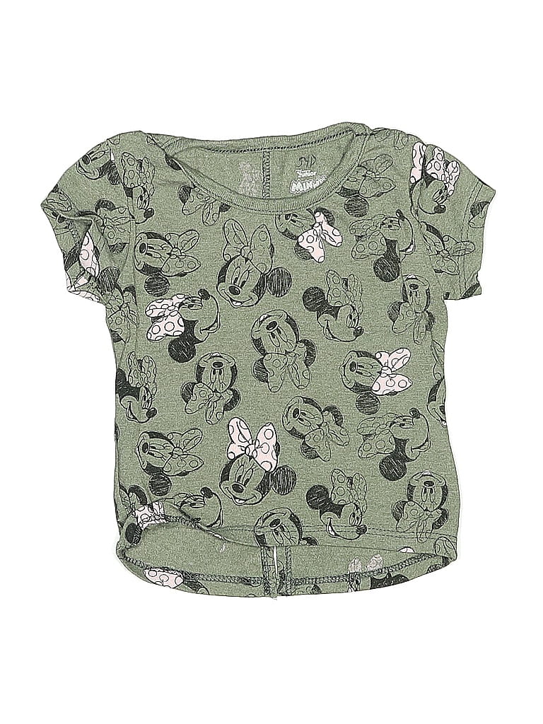 Disney Floral Green Short Sleeve T-Shirt 12-18 MO / 18 MO - photo 1