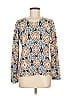 J. McLaughlin Orange Long Sleeve Blouse Size M - photo 1