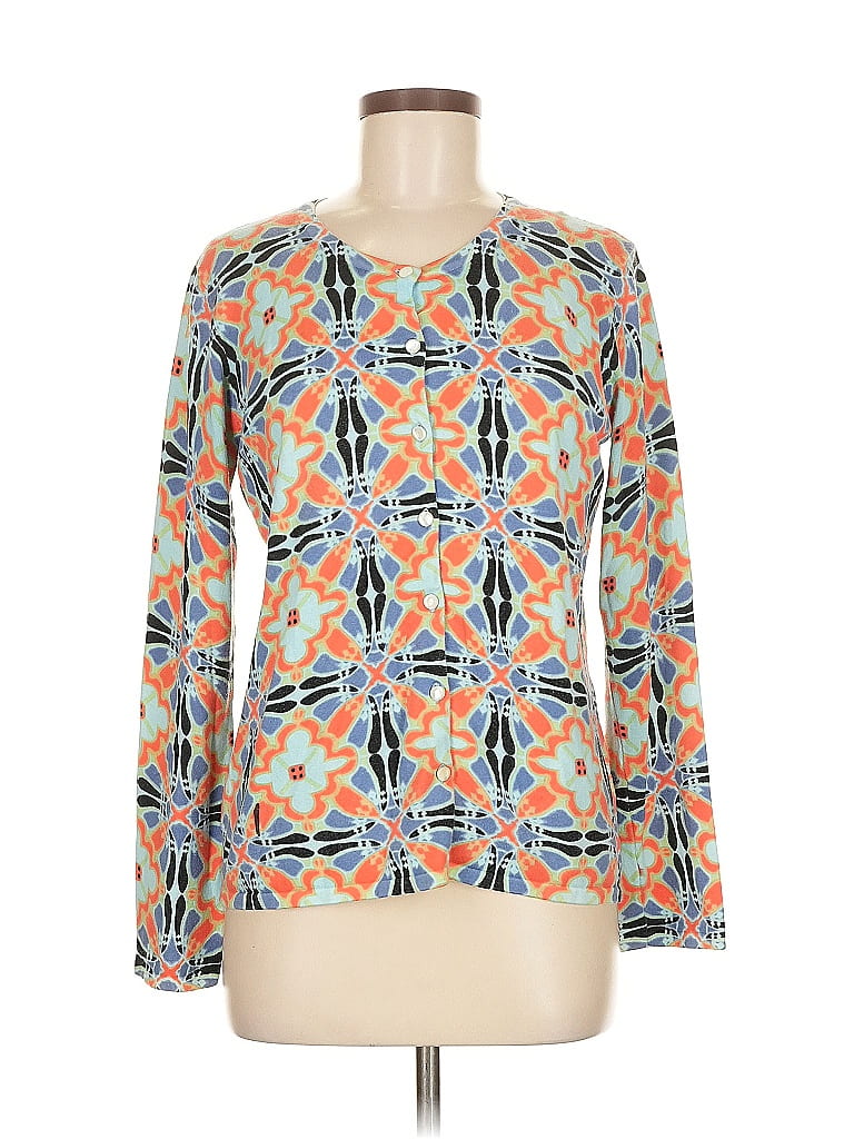 J. McLaughlin Orange Long Sleeve Blouse Size M - photo 1