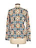 J. McLaughlin Orange Long Sleeve Blouse Size M - photo 2