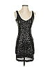 Aqua Stars Silver Cocktail Dress Size XS - photo 1