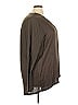 XCVI Brown Green Long Sleeve Blouse Size 3X - photo 3