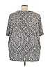 Catherines Paisley Gray Blue Short Sleeve T-Shirt Size 5X - photo 2