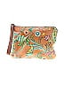 Patricia Nash 100% Leather Paisley Orange Leather Wristlet One size - photo 1