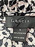 Gracia 100% Polyester Black Long Sleeve Blouse Size M - photo 7