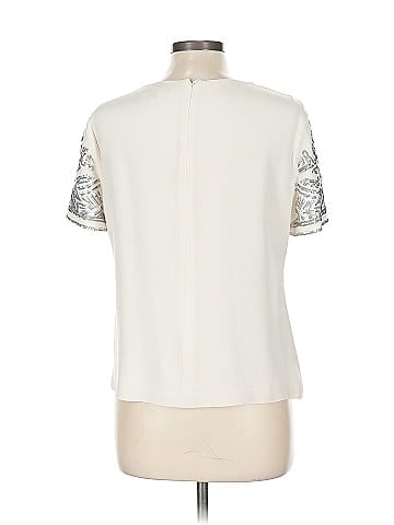 Marchesa Voyage Short Sleeve Silk Top (view 2)