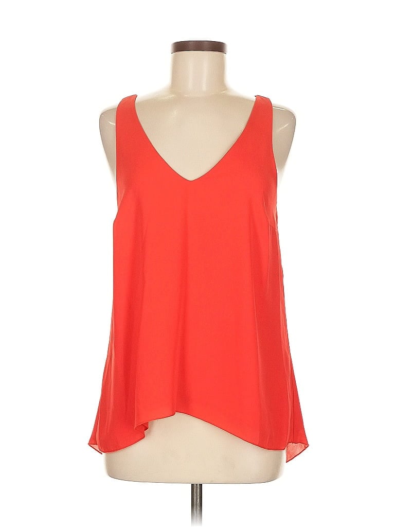 Veronica M. 100% Polyester Orange Sleeveless Blouse Size M - photo 1