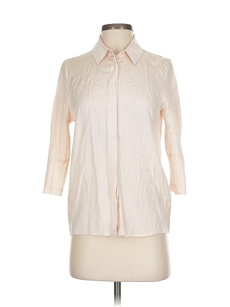 Click to view more detailed imagery on our partner's website Pre-owned Stockholm Atelier & Other Stories 3/4 Sleeve Button Down Shirt In White