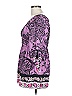 Hale Bob 100% Silk Purple 3/4 Sleeve Silk Top Size L - photo 4