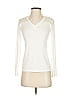 Doncaster Collection Ivory White Long Sleeve T-Shirt Size XS - photo 1