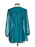 Matilda Jane 100% Polyester Teal 3/4 Sleeve Blouse Size S - photo 2