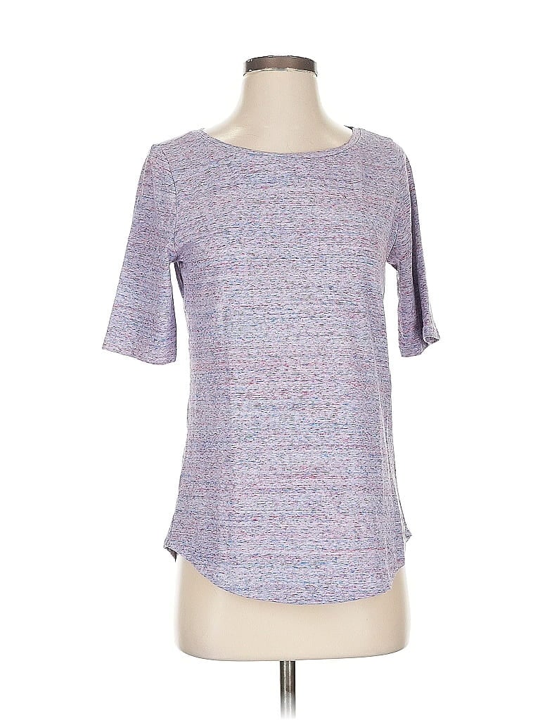 Pre-owned Ann Taylor Loft Outlet Active T-shirt In Purple