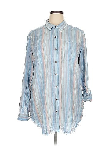 Natural Reflections Long Sleeve Button-Down Shirt (view 1)