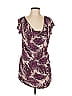 Apt. 9 100% Rayon Paisley Purple Romper Size L - photo 1