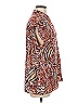 Velvet Heart 100% Rayon Animal Print Orange Short Sleeve Blouse Size M - photo 3