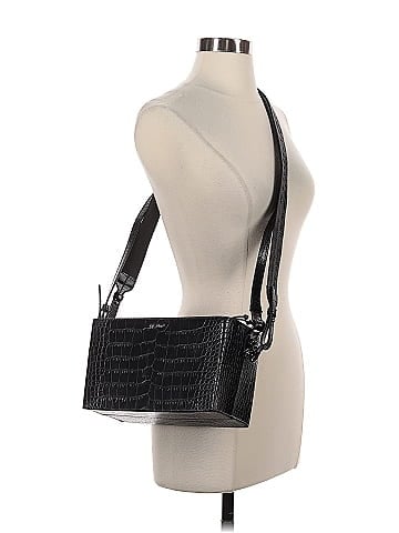 OFF-WHITE Croc Embossed Leather Crossbody Bag (view 2)