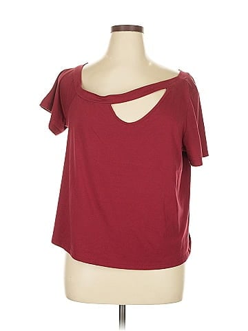 Shein Curve Short Sleeve T-Shirt (view 1)