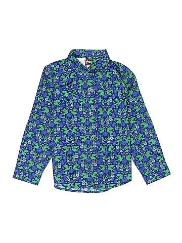 Tea Long Sleeve Button-Down Shirt (view 1)